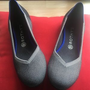 Rothy’s Grey Birdseye Flats size 10